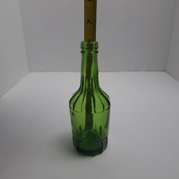 Wheaton Green Glass Jamaican Bitters Bottle No Cork Collectible Vintage 6 inch - Picture 4 of 7